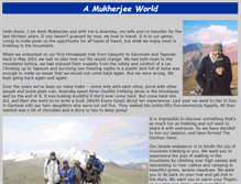 Tablet Screenshot of amukherjeeworld.net